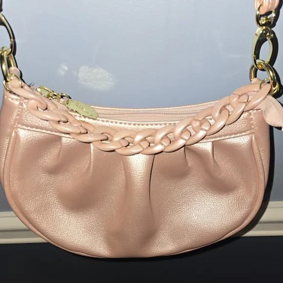 Betsey Johnson Pink Crossbody Purse - Picture 6 of 9